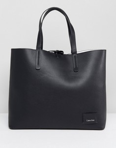 Двусторонняя сумка-шоппер Calvin Klein - Черный
