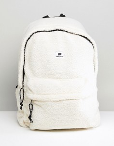 Белый рюкзак из искусственной цигейки SWEET SKTBS - Белый
