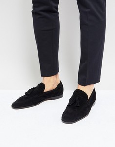 Замшевые лоферы Kurt Geiger London Danza - Черный