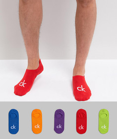 5 пар невидимых носков Calvin Klein Pride - Мульти