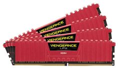 Модуль памяти CORSAIR Vengeance LPX CMK32GX4M4B3733C17R DDR4 - 4x 8Гб 3733, DIMM, Ret