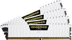 Модуль памяти CORSAIR Vengeance LPX CMK64GX4M4A2666C16W DDR4 - 4x 16Гб 2666, DIMM, Ret