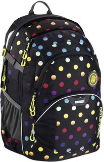 Рюкзак Coocazoo JobJobber2 Magic Polka Colorful черный/желтый [00138724]