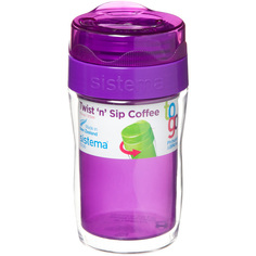 Контейнер для продуктов Sistema To-Go Twist 'n' Sip Coffee 315мл Violet (21477)