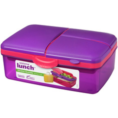 Контейнер для продуктов Sistema Lunch Slimline Quaddie 1.5л Violet (3965)
