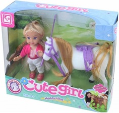 Кукла S+S TOYS K080177 с лошадкой