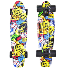 Скейт Y-SCOO Fishskateboard Print 22 Cartoon 401G-C