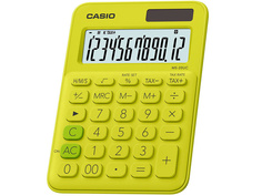 Калькулятор Casio MS-20UC-YG-S-EC Yellow-Green