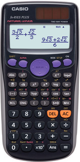 Калькулятор Casio FX-85ESPLUS Black - двойное питание