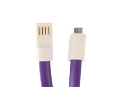 Аксессуар Aksberry USB - microUSB Magnetic 22cm Purple