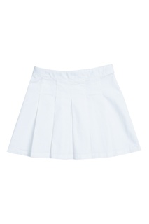 Белая хлопковая юбка GEENA Bonpoint