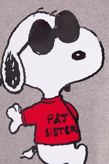 Серая меланжевая футболка с принтом Paul &; Joe Sister