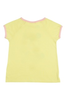 Хлопковая желтая футболка Bonpoint
