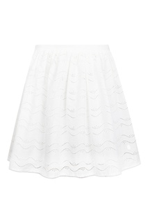 Ажурная юбка из хлопка Dior Children