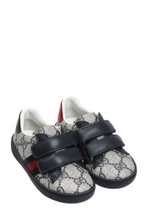 Кеды с контрастной отделкой Gucci Children