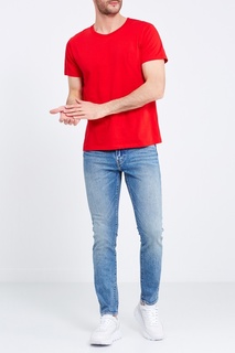 Красная хлопковая футболка Gucci