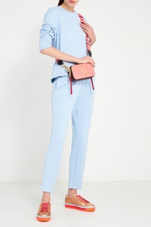 Кожаная сумка кораллового цвета Snapshot Marc Jacobs