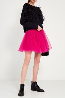 Многослойная розовая юбка Constance C.