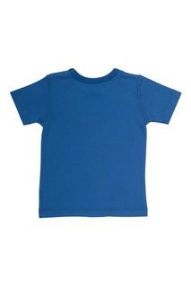 Синяя футболка из хлопка Bonpoint