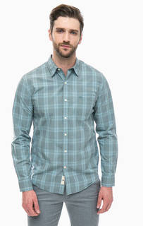 Хлопковая рубашка в клетку с карманом Dockers