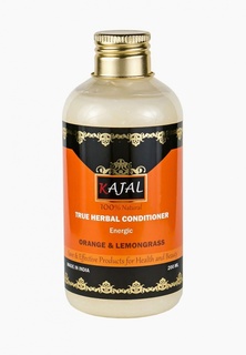 Кондиционер для волос Kajal Тонизирующий травяной  "Апельсин и Лемонграсс", 200 мл