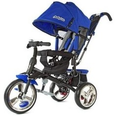 Велосипед 3-х колесный Moby Kids Comfort- maxi 12/10 синий 968SL12/10Blue