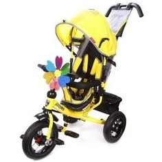 Велосипед 3-х колесный Moby Kids Comfort 12x10 AIR желтый 641150