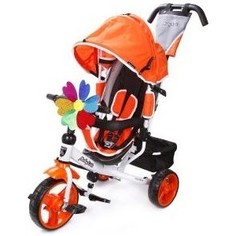 Велосипед 3-х колесный Moby Kids Comfort 10x8 EVA оранжевый 641151