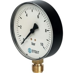 Манометр STOUT радиальный Dn 100 мм 1/2 (SIM-0010-101015)