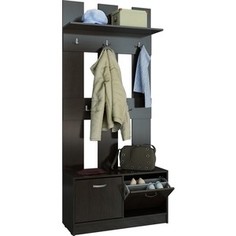 Обувница с вешалкой перфорированная Мастер Ольга (ОВП) (венге) МСТ-ПДО-ОП-ВМ-20 Master