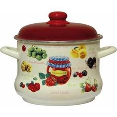 Кастрюля эмалированная 9.0 л Metrot Эмина Варенье (150305)