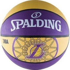 Мяч баскетбольный Spalding любительский Los Angeles Lakers р.7 (83-156z)