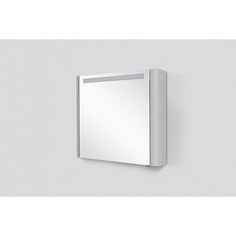 Зеркальный шкаф Am.Pm Sensation 80 см левый с подсветкой серый шелк (M30MCL0801FG) Am.Pm.