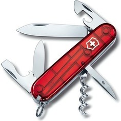 Нож перочинный Victorinox Spartan 1.3603.T (91мм, 12 функций, полупрозрачный, красный)