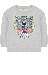 Хлопковый свитшот с вышивкой Kenzo