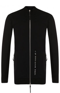 Удлиненная хлопковая толстовка на молнии 11 by Boris Bidjan Saberi