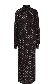 Платье-рубашка прямого кроя в горох Haider Ackermann