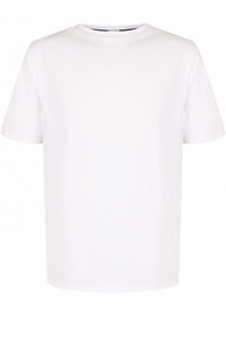 Хлопковая футболка с контрастной спинкой Loewe