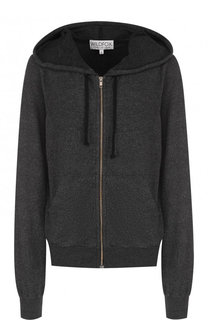 Однотонный кардиган на молнии с капюшоном Wildfox
