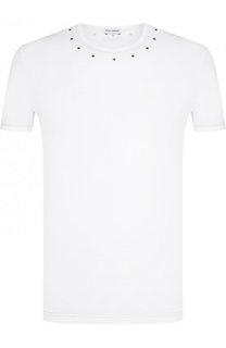 Хлопковая футболка с круглым вырезом Dolce &amp; Gabbana