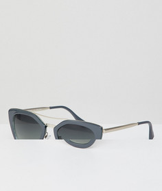 Серые солнцезащитные очки кошачий глаз AJ Morgan - Серый