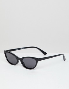 Солнцезащитные очки кошачий глаз New Look - Черный