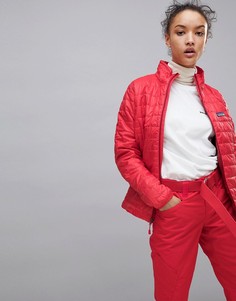 Красная дутая куртка Patagonia Nano - Красный
