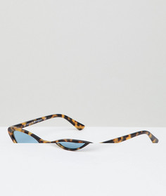 Черепаховые солнцезащитные очки кошачий глаз Vogue by Gigi Hadid - Коричневый