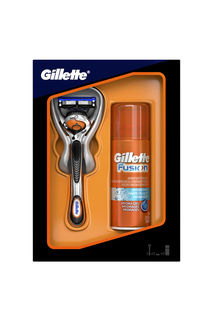 Набор подарочный GILLETTE Fusion ProGlide Flexball, (Станок с 1 сменной кассетой и гель для бритья Hydra gel 75 мл) [gil-81622892]