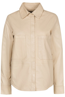 Рубашка из натуральной кожи La Reine Blanche