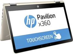 Ноутбук HP Pavilion x360 14-ba017ur (золотистый)
