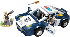 Конструктор Brick Police-Полицейский участок Перестрелка