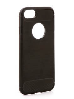 Аксессуар Чехол EVA Silicone для APPLE iPhone 7/8 Black Carbon IP8A012B-7