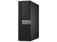 Настольный компьютер Dell OptiPlex 7050 SFF Black-Silver 7050-8336 (Intel Core i7-7700 3.6 GHz/8192Mb/1000Gb/DVD-RW/Intel HD Graphics/Ethernet/Windows 10 Pro 64-bit)